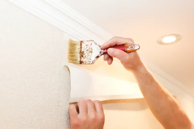Pose de papier peint à Waldolwisheim — revêtements muraux et toiles de verre
